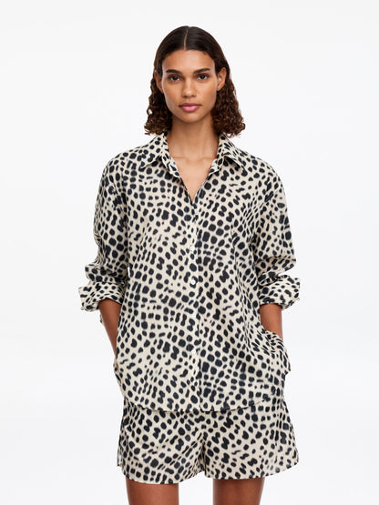 Lyocell Blend Popover Shirt