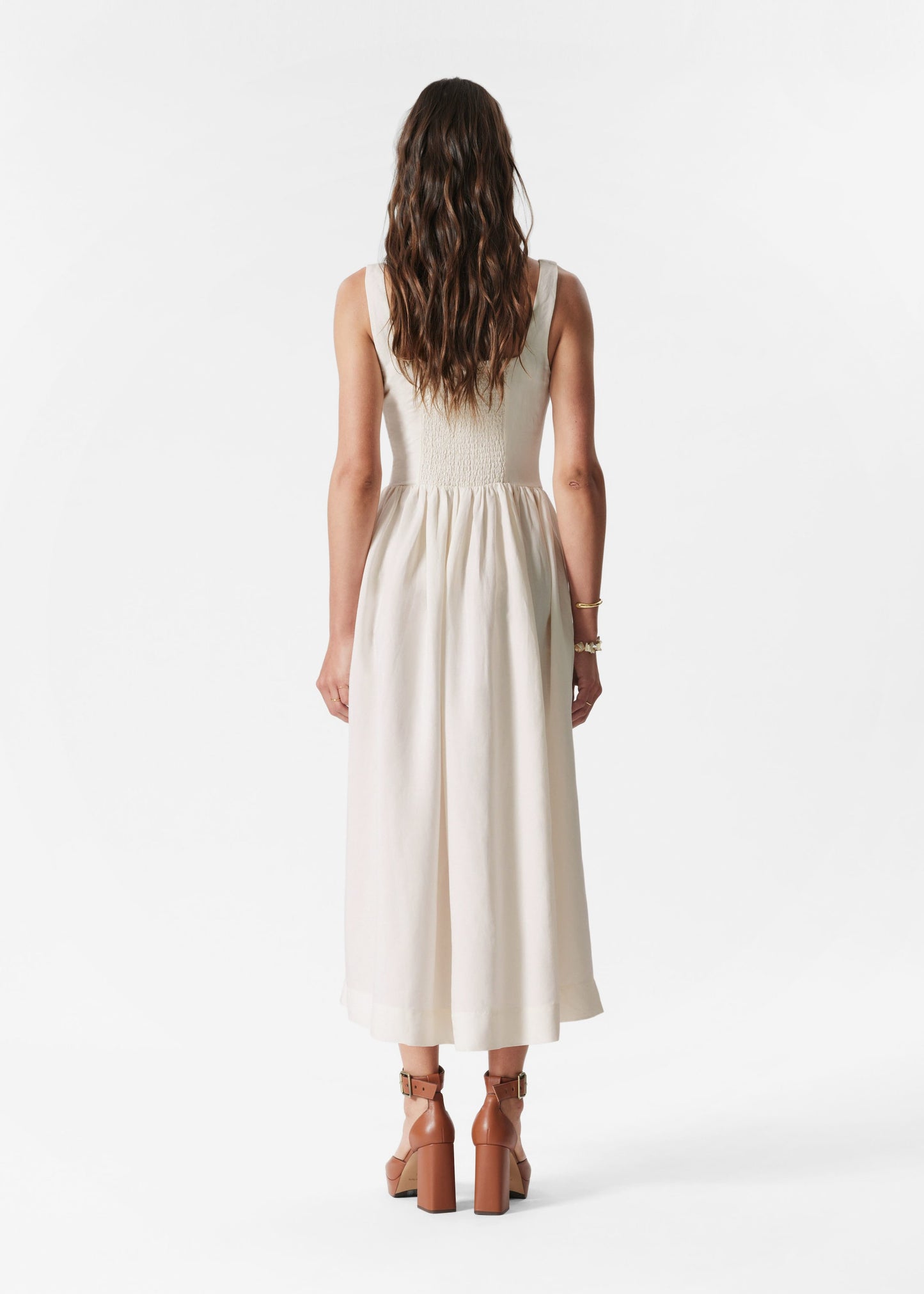 Flared Midi Dress