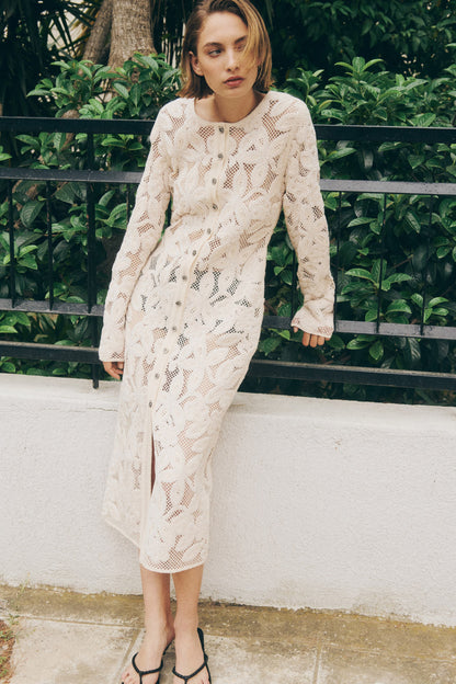 Long lace dress