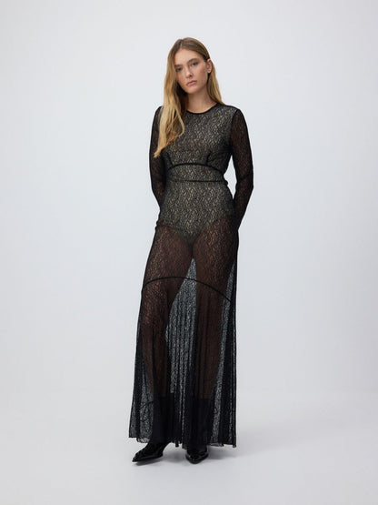 Lace maxi dress