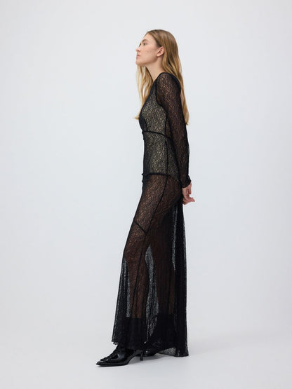 Lace maxi dress