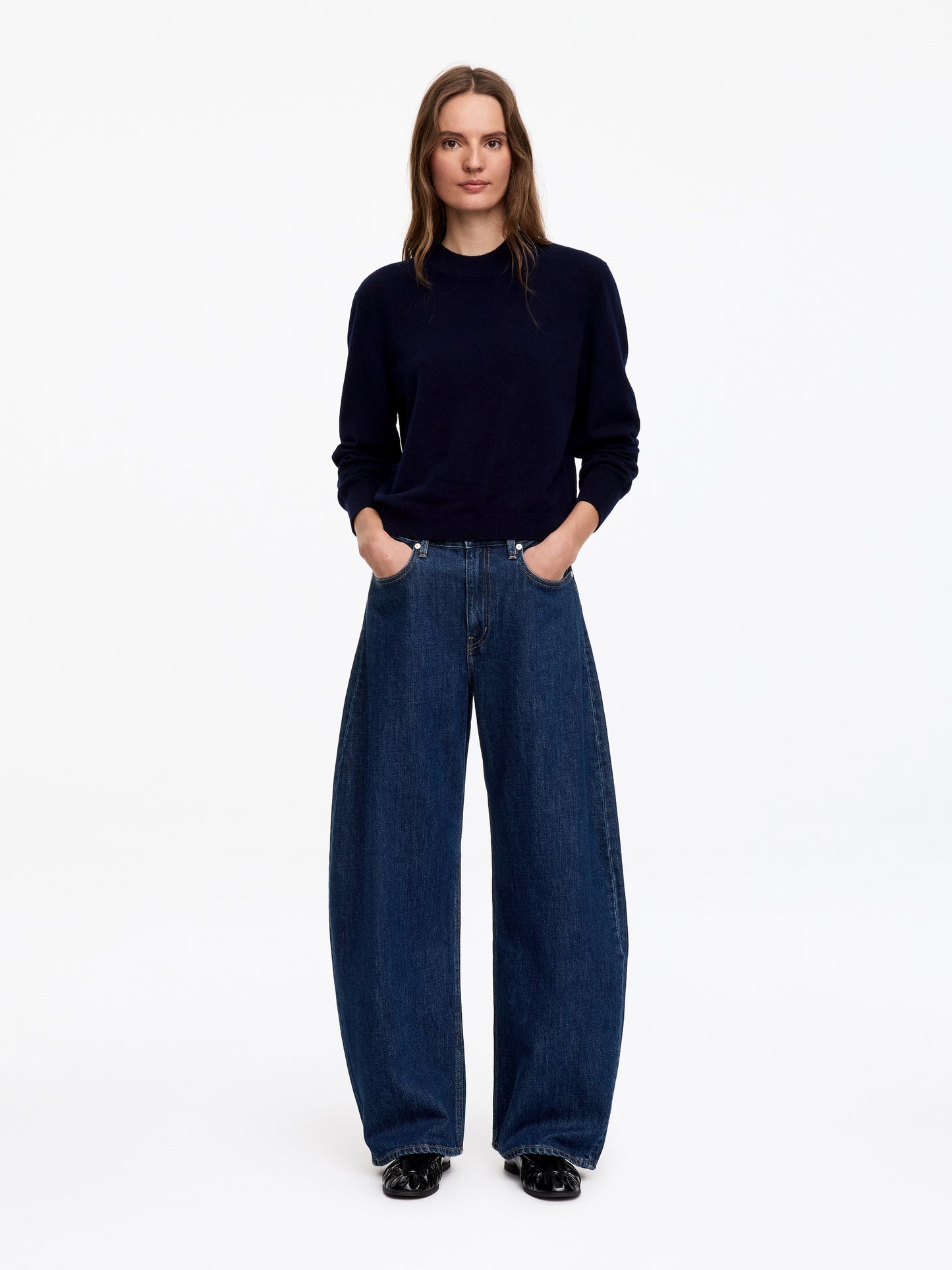 Peony Barrel Jeans