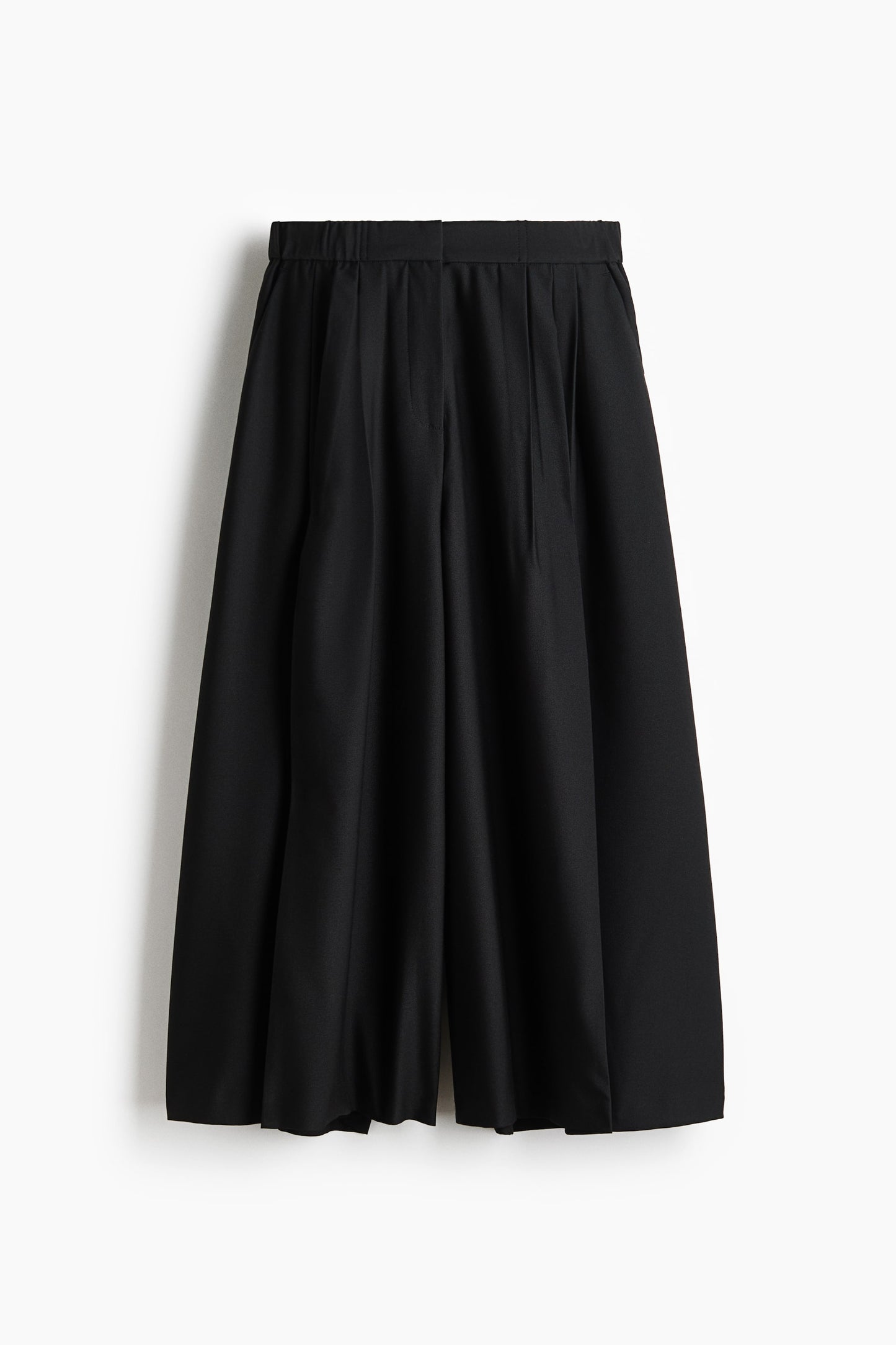Pleat-front culottes