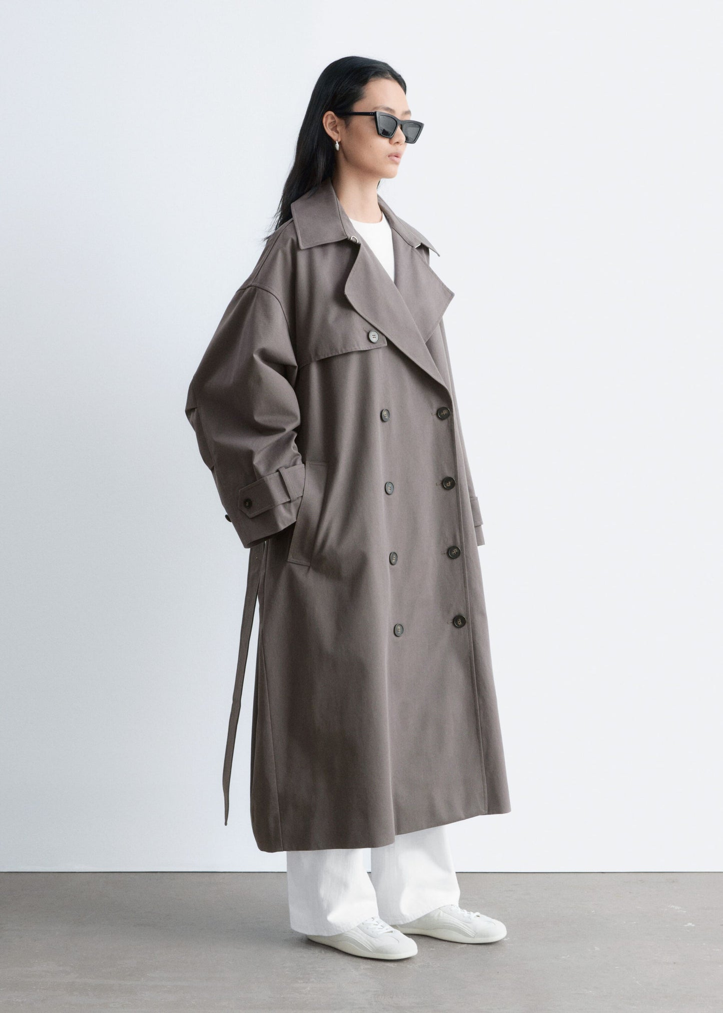 Double-Breasted Trench Coat