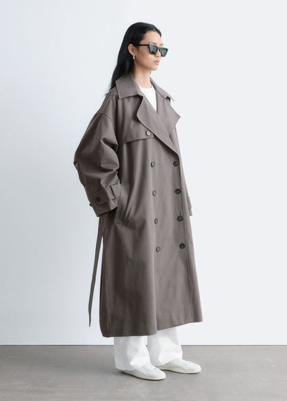 Double-Breasted Trench Coat