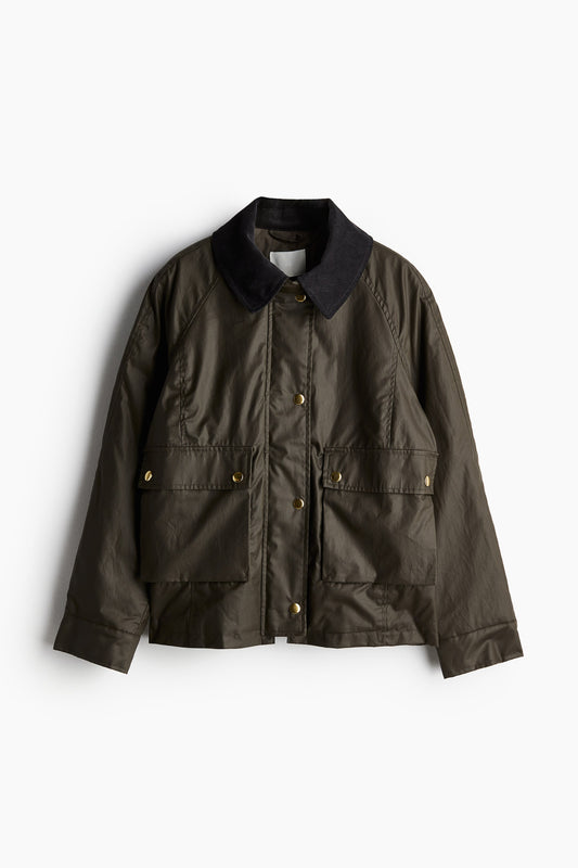 Waxed twill jacket