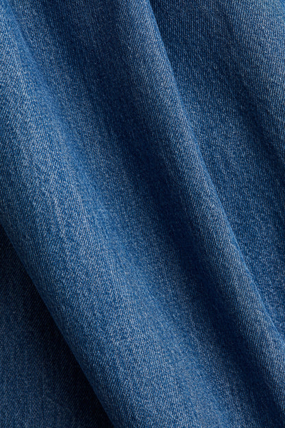 Denim maxi dress
