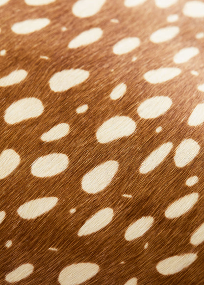 Deer-Print Leather Tote