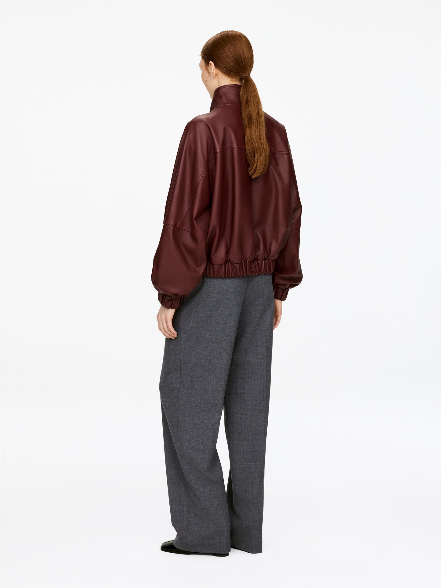 Elastic Waist Tailored Trousers