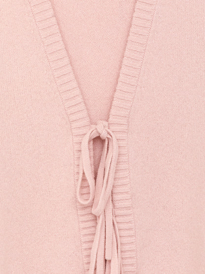 Wool Tie-Front Cardigan