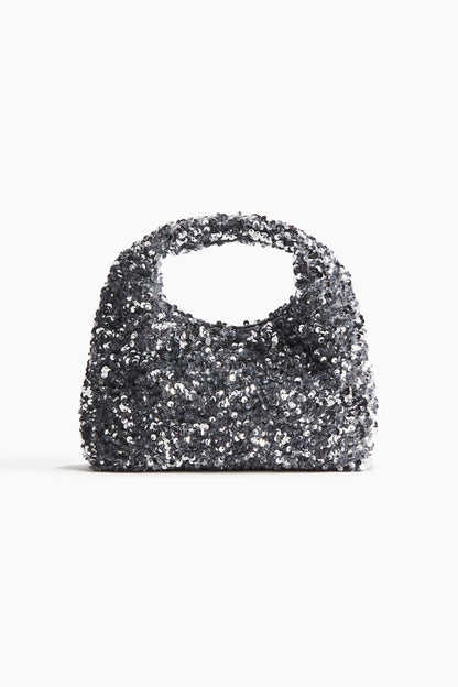 Sequined handbag