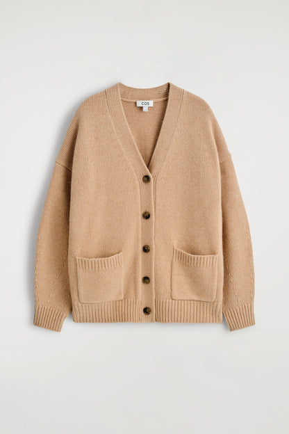 Oversized Cashmere-Blend Cardigan