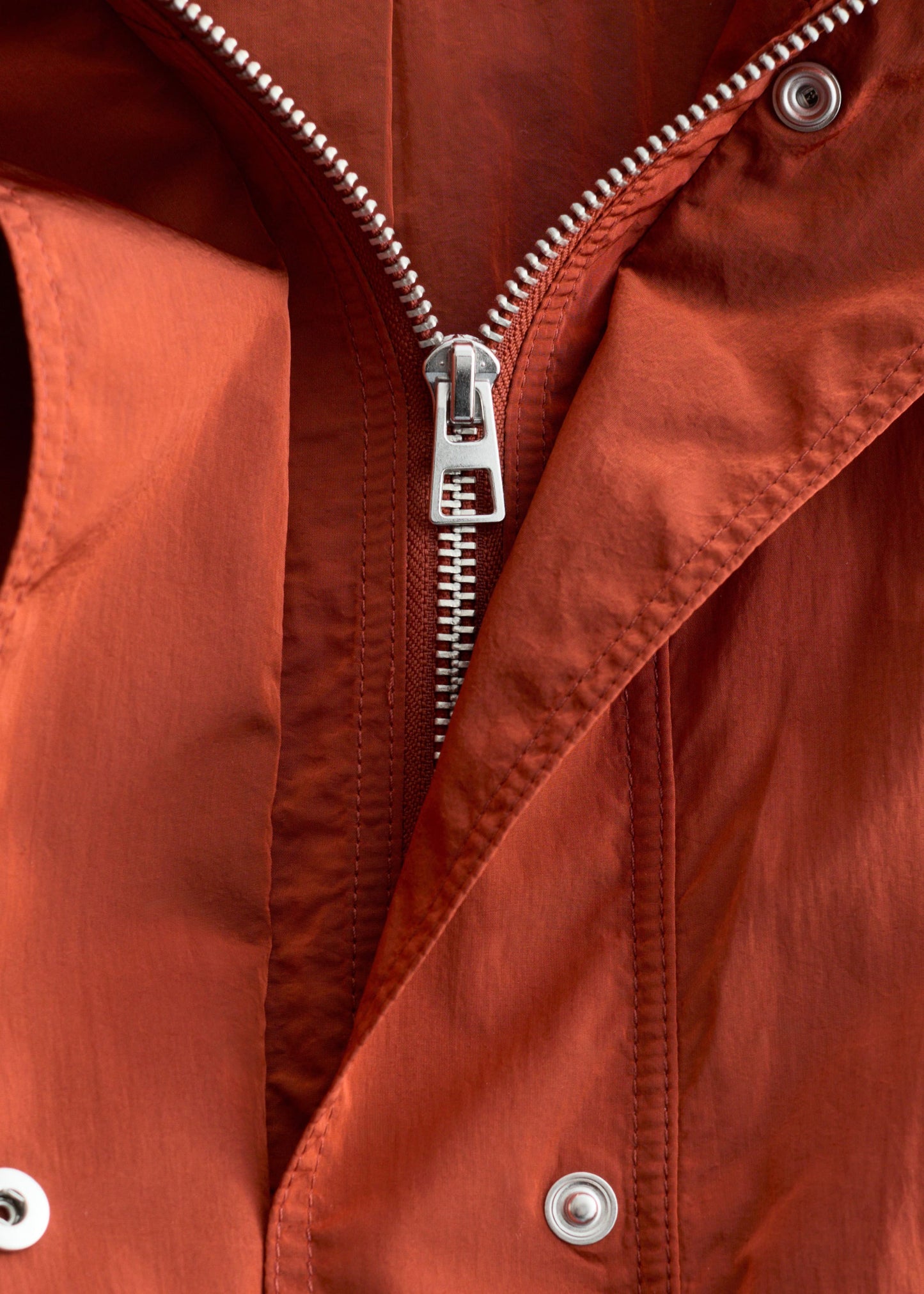 Technical Nylon Hooded Parka