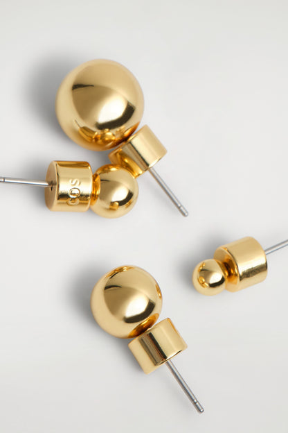 MISMATCHED BUBBLE STUD EARRING SET