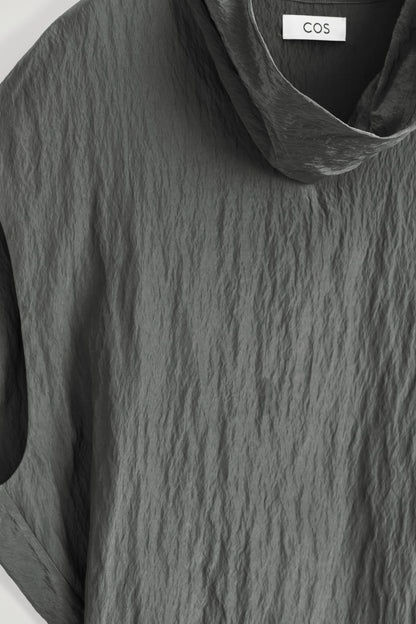Crinkled-Satin Top