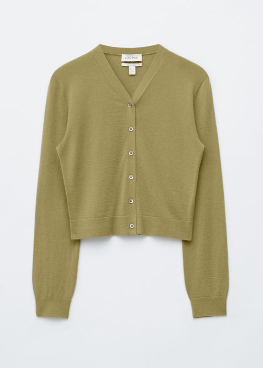 Cropped Cashmere Cardigan