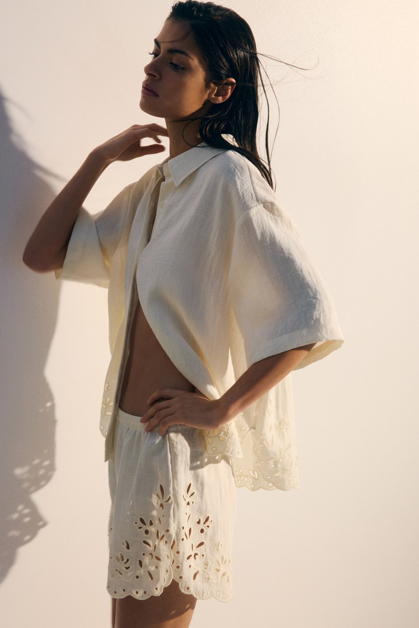 Broderie anglaise shorts