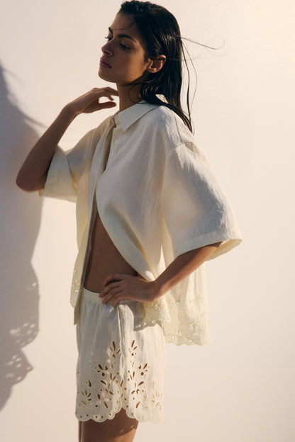 Broderie anglaise shorts