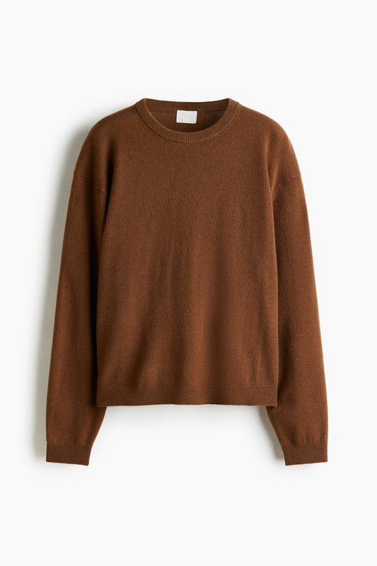 Fine-knit cashmere jumper