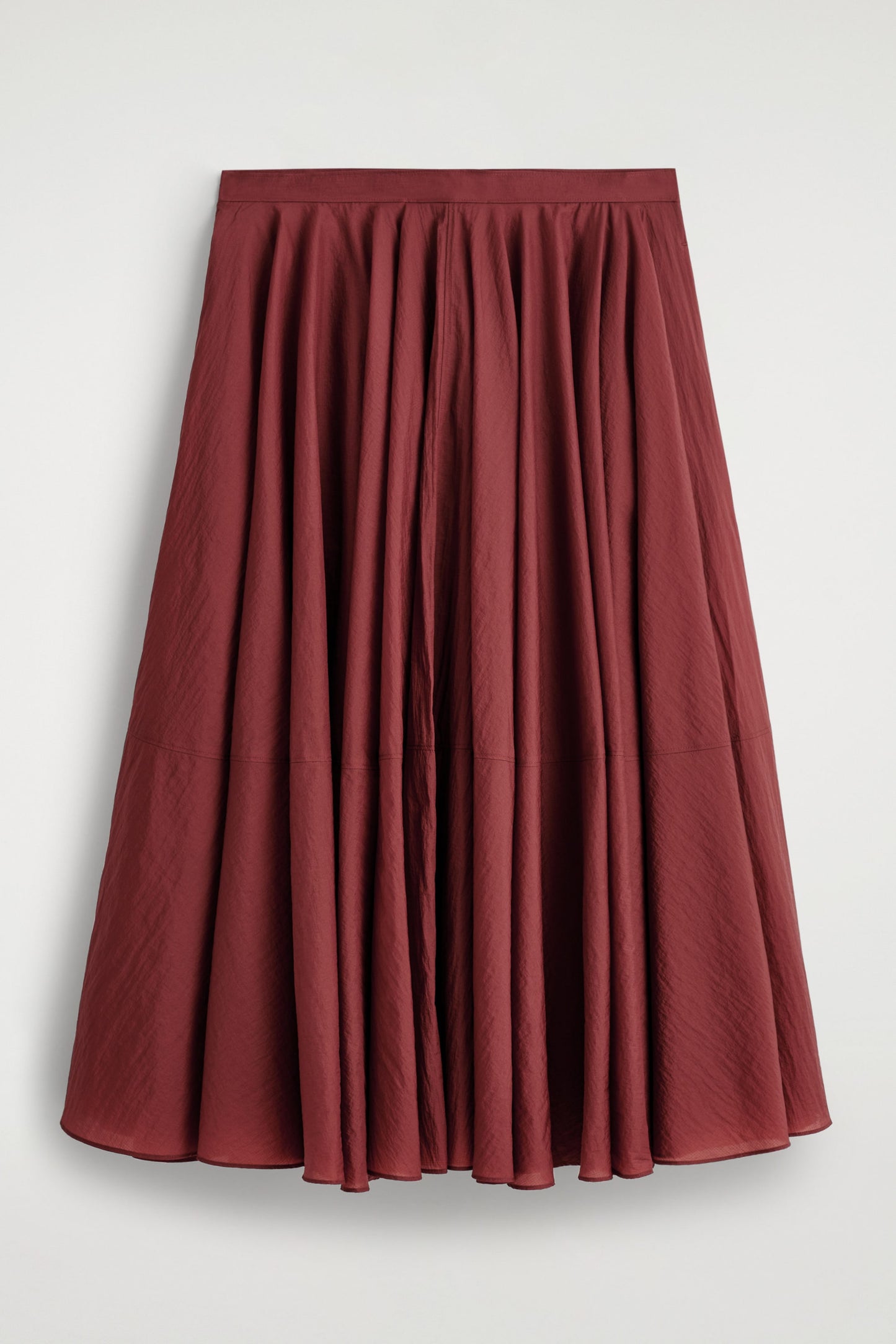 Circle-Cut Midi Skirt