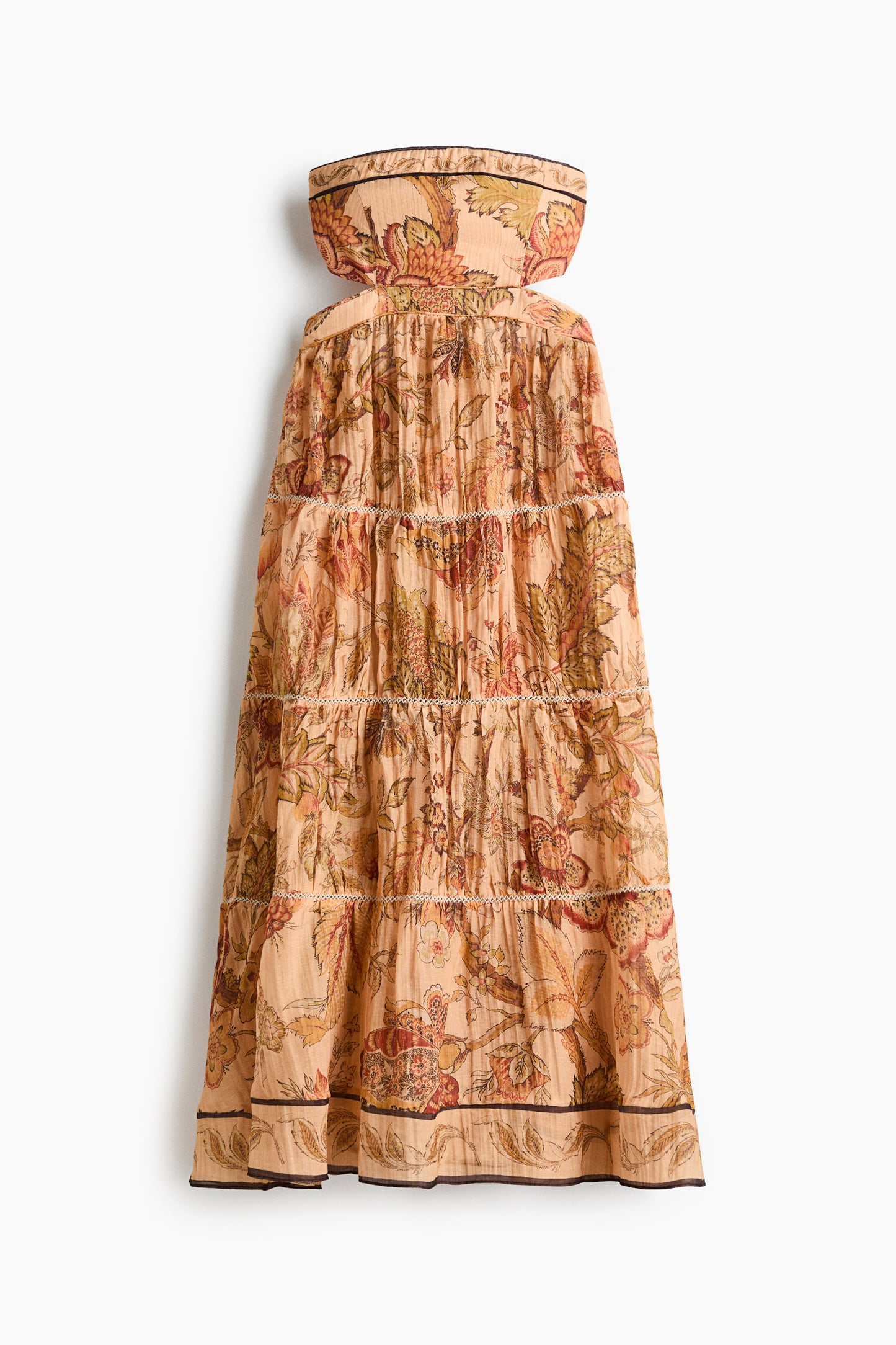 Tiered bandeau dress