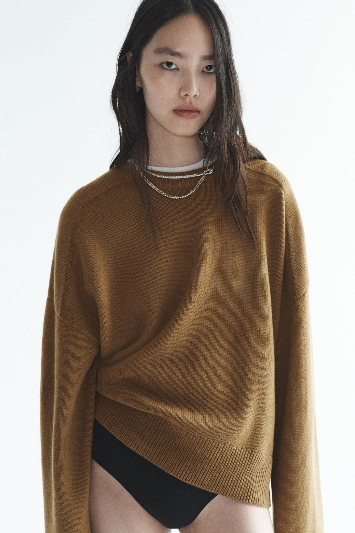 Cashmere-blend jumper