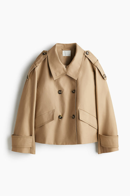 Short trench coat