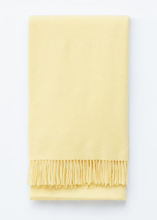 Fringed Wool Blanket Scarf