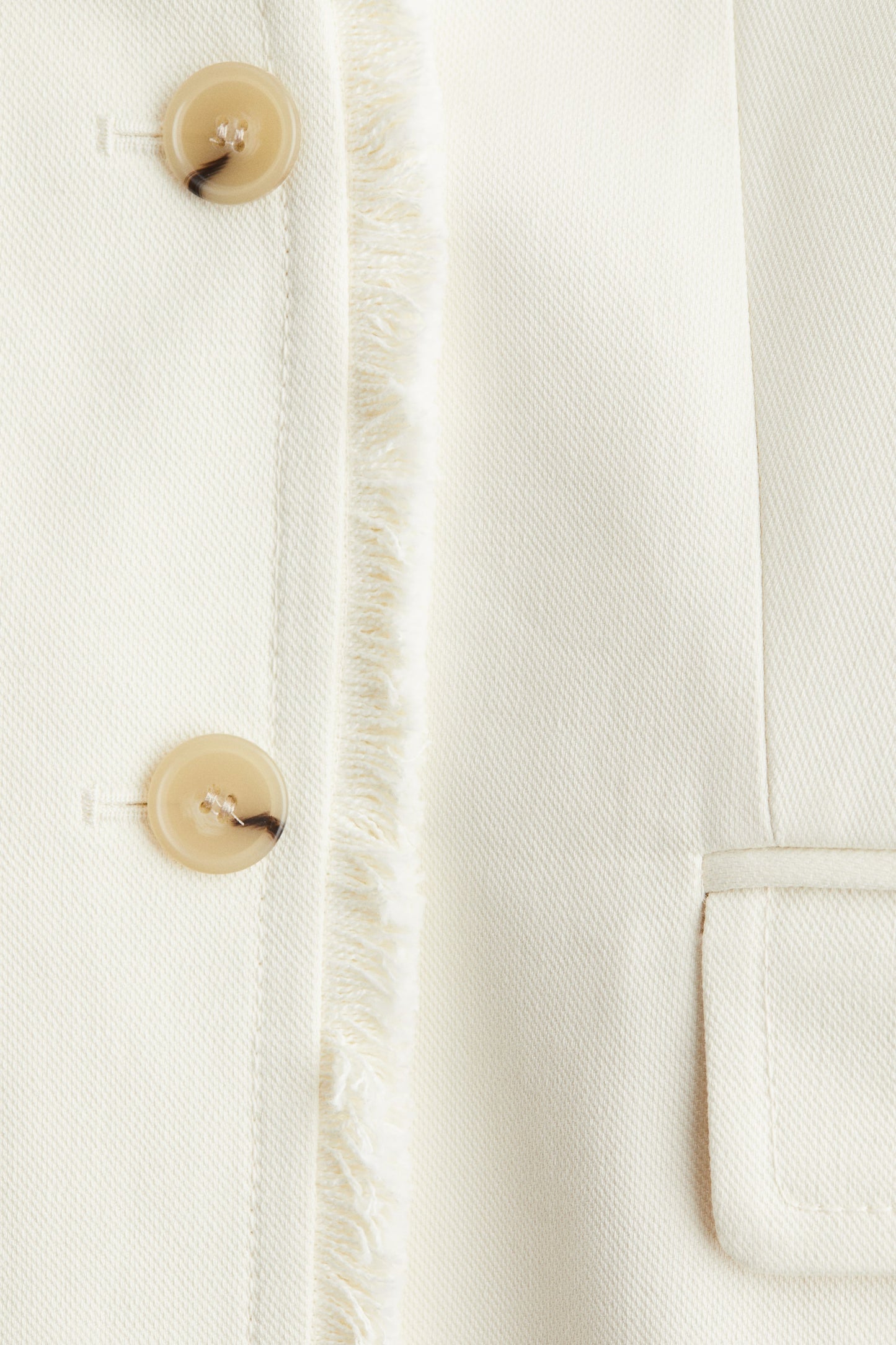 Frayed blazer