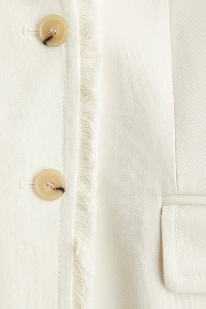Frayed blazer