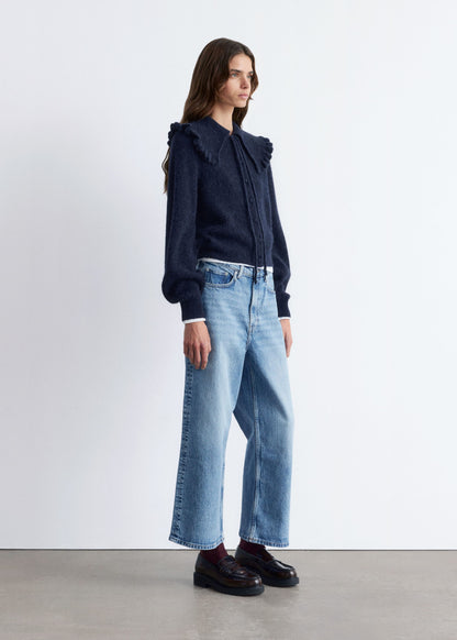 Peter Pan-collar Cardigan