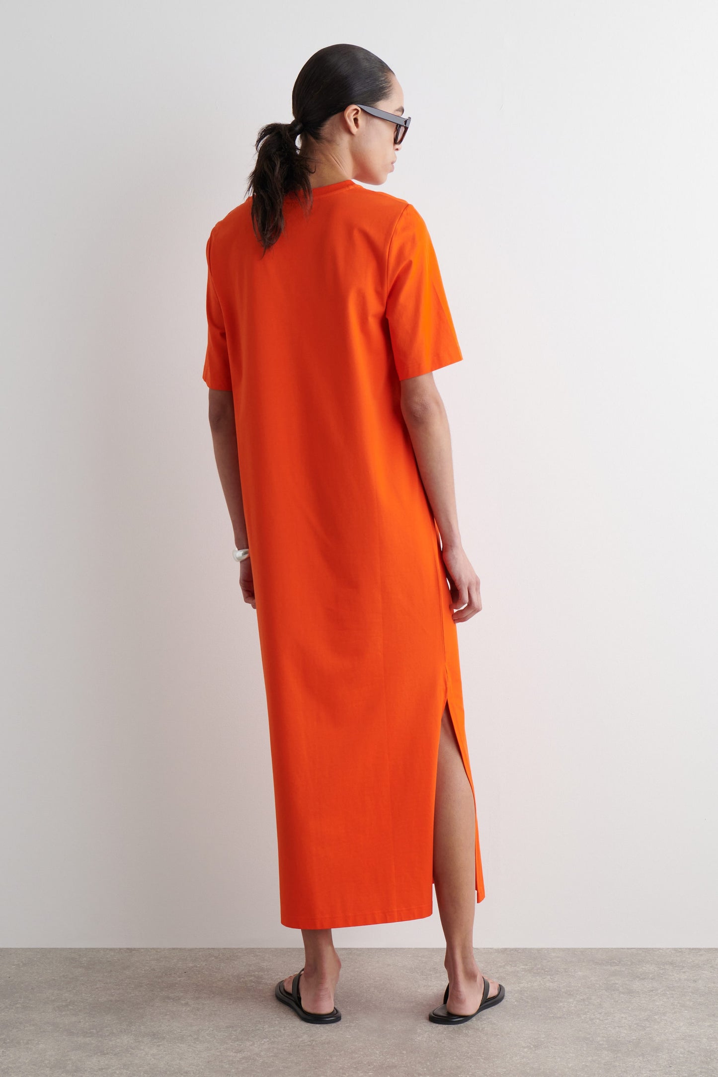 Cotton Midi T-Shirt Dress