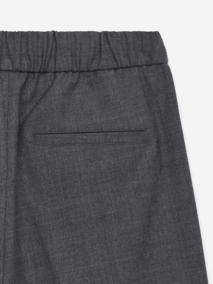 Elastic Waist Tailored Trousers