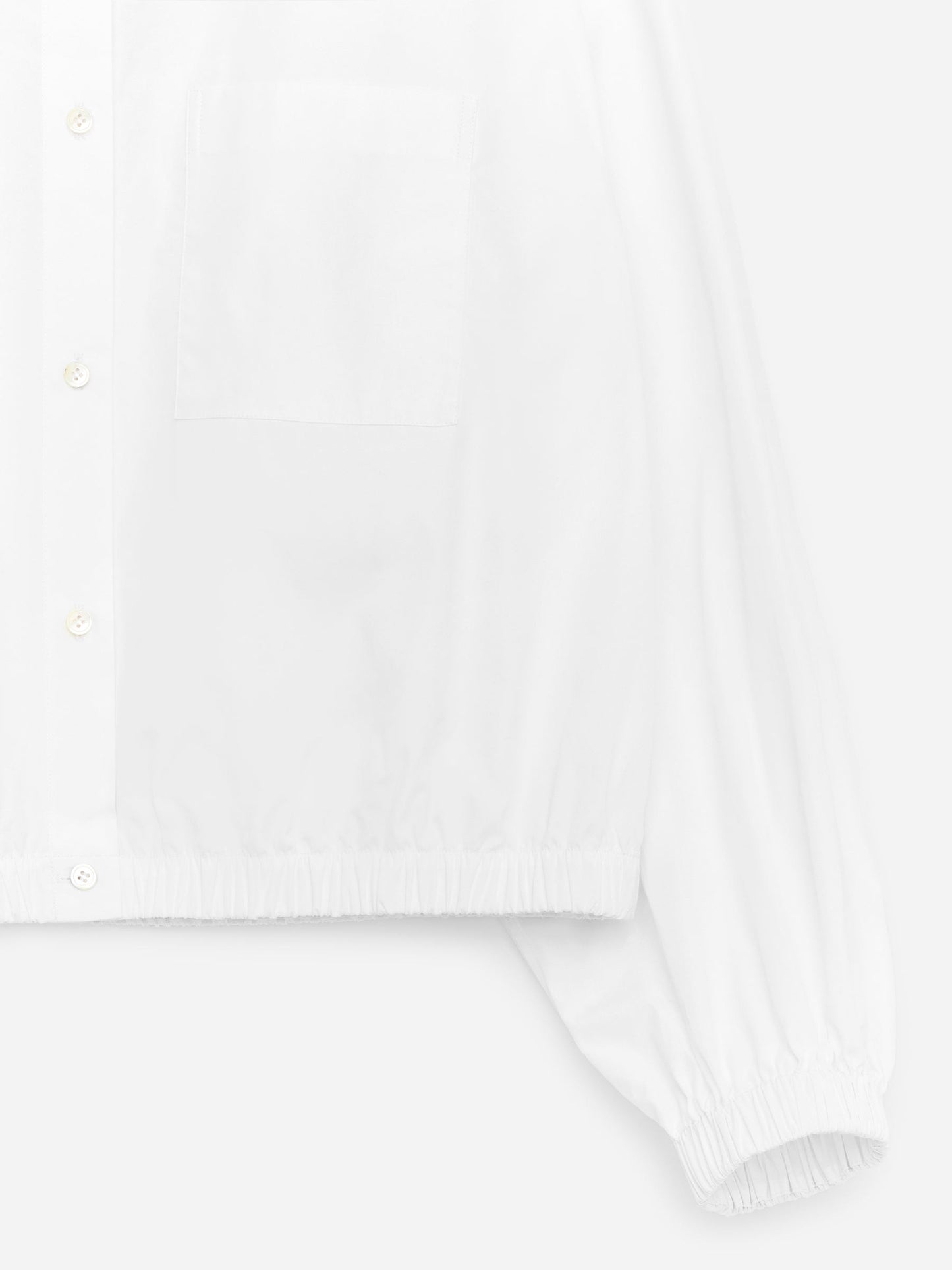 Cropped Cotton Shirt