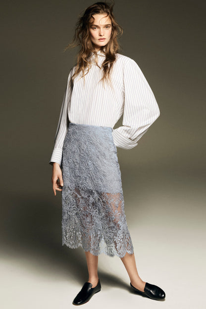 Lace Midi Skirt