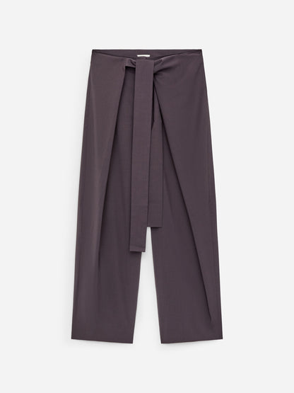 Wrap-Detail Tailored Trousers