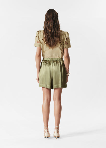 Satin Pull-On Shorts