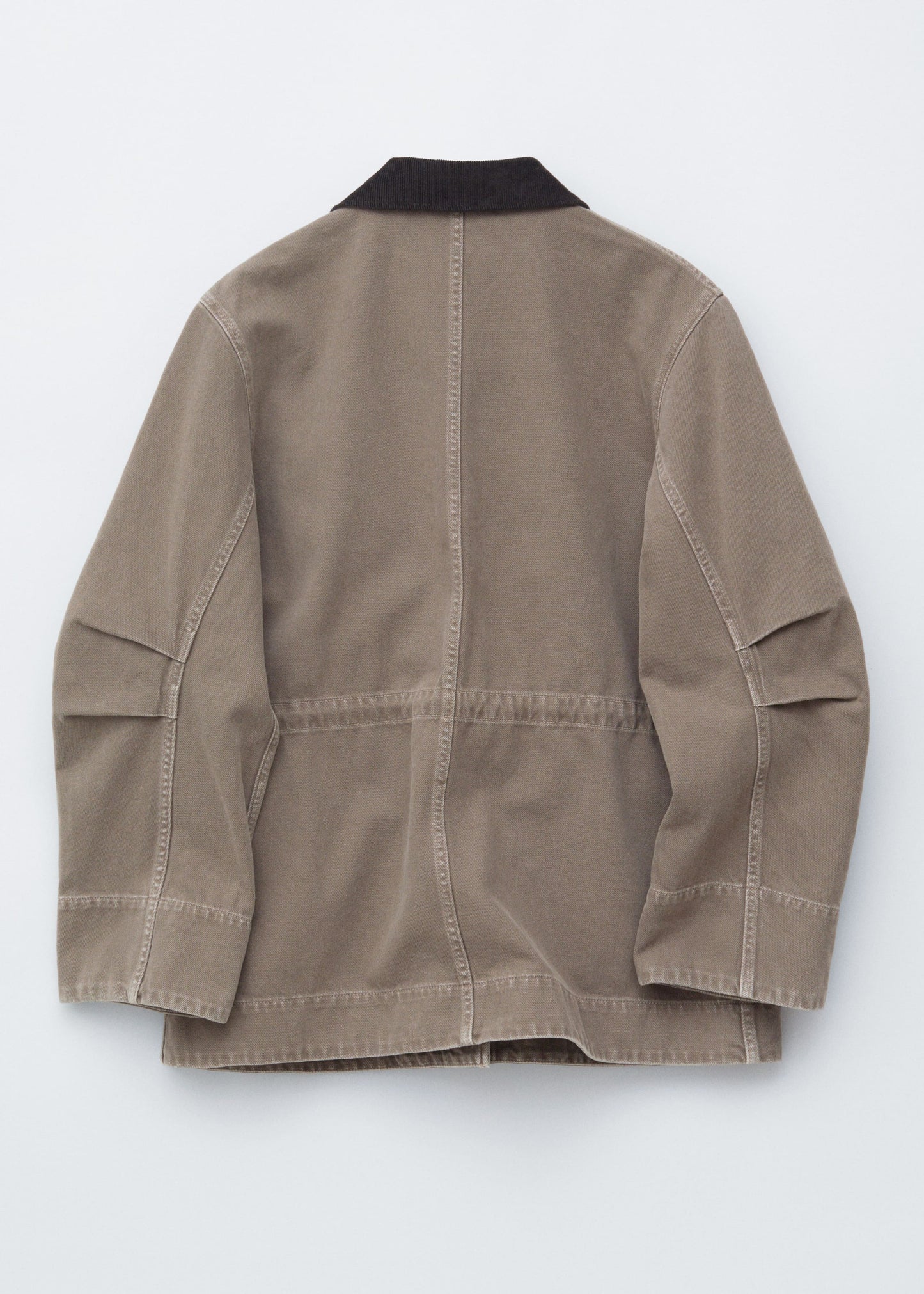 Cord-Collar Denim Jacket