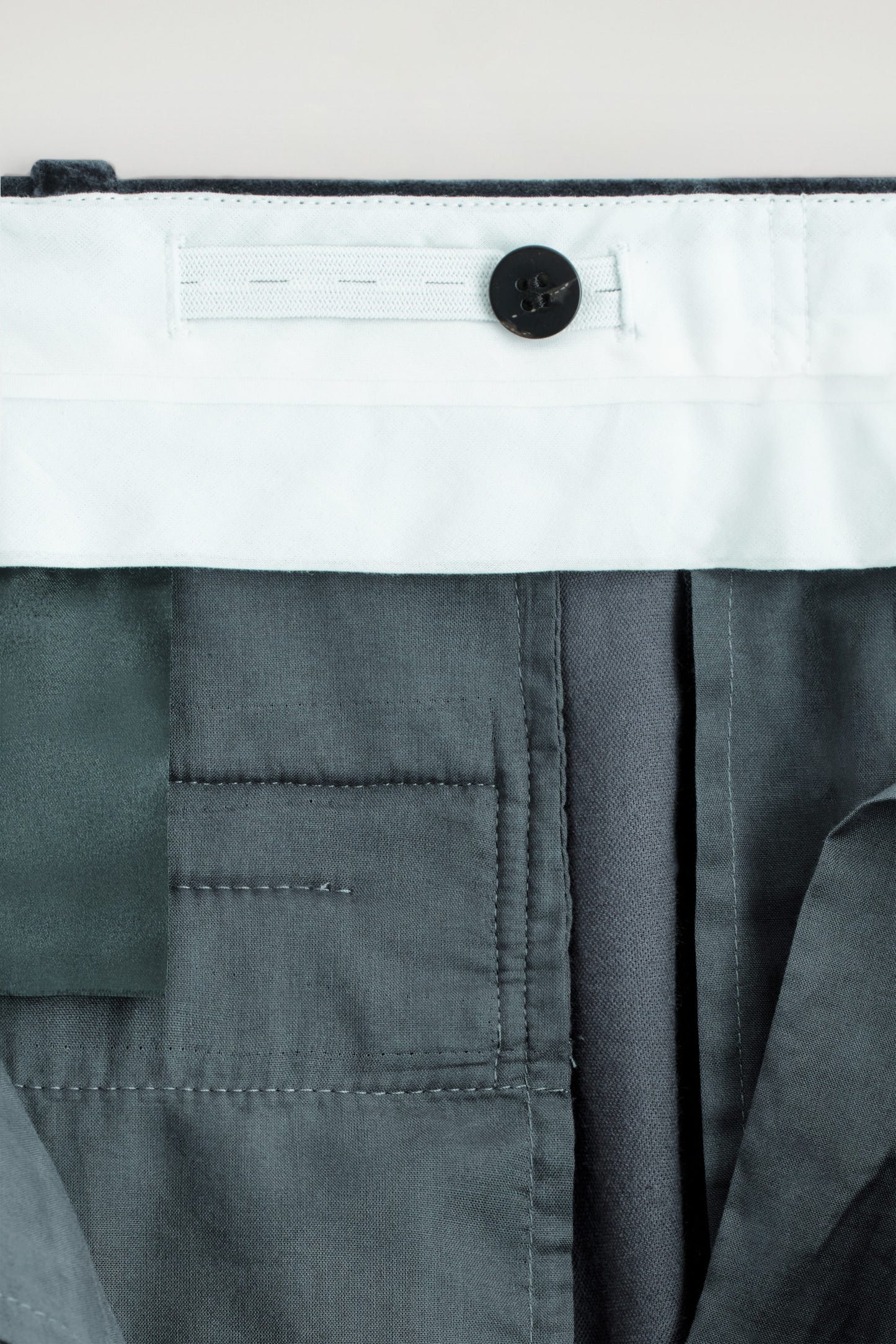 Velvet Straight-Leg Trousers