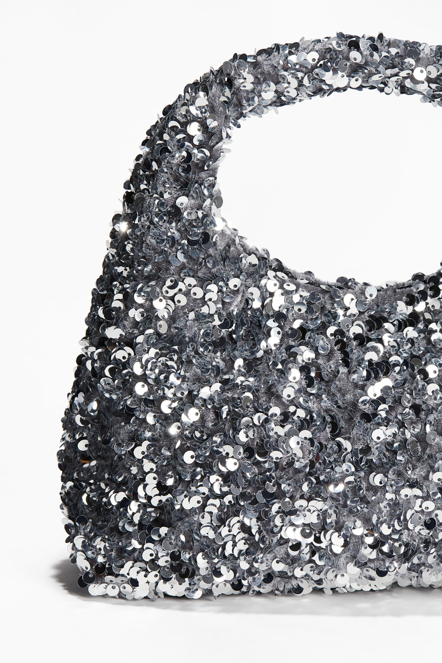 Sequined handbag