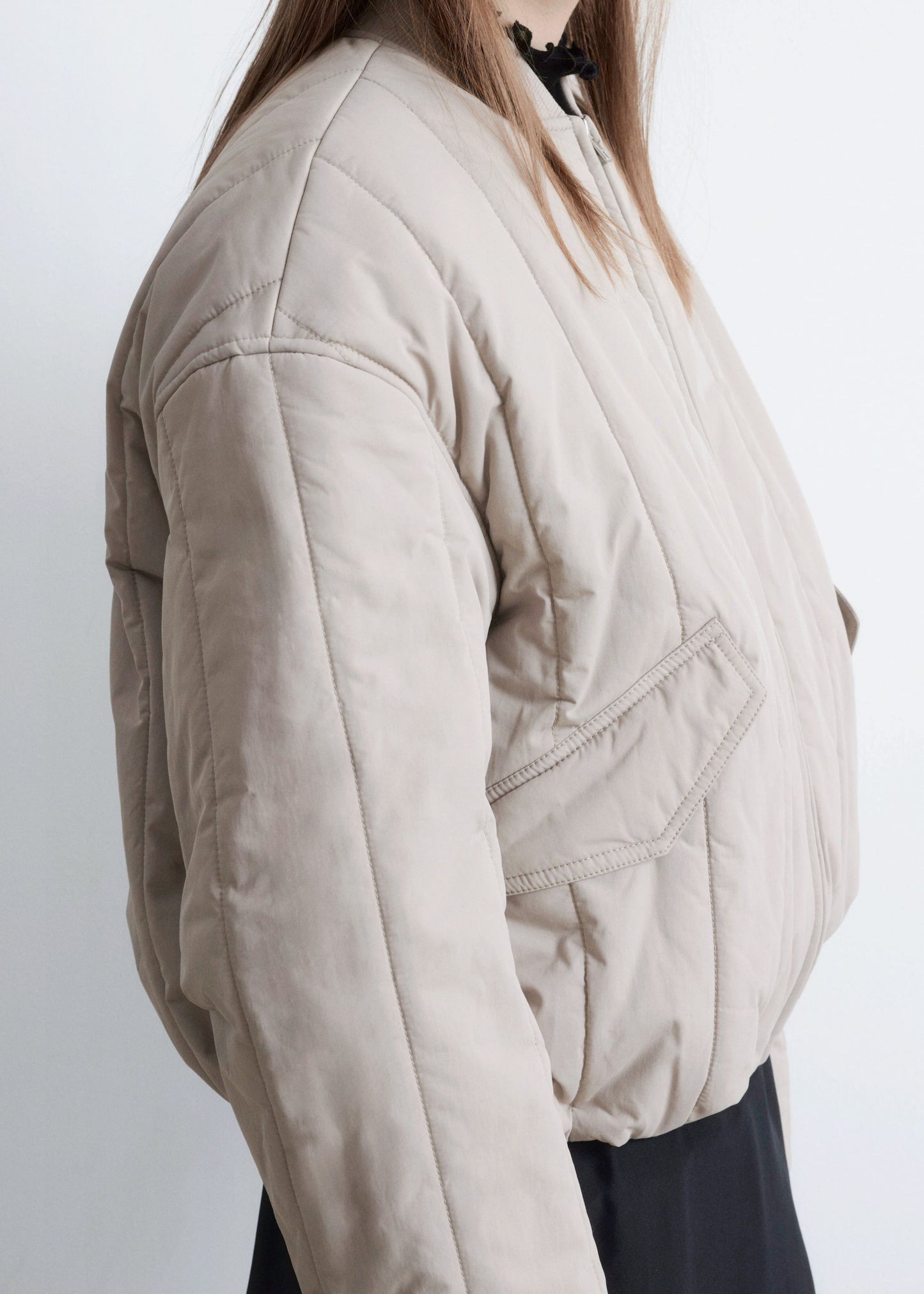 Oversized Bomber Jacket