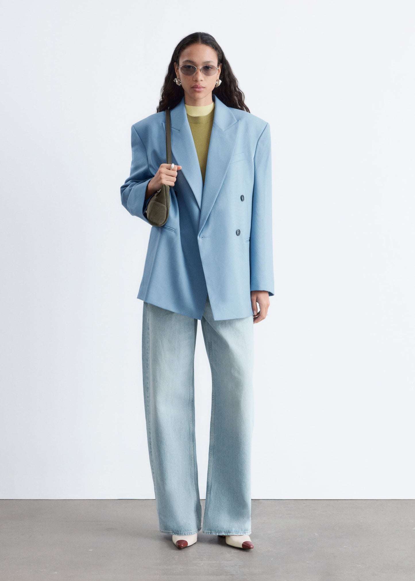 Double-Breasted Wool Blazer