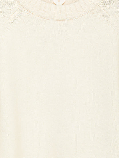 Folded Sleeve Wool Jumper