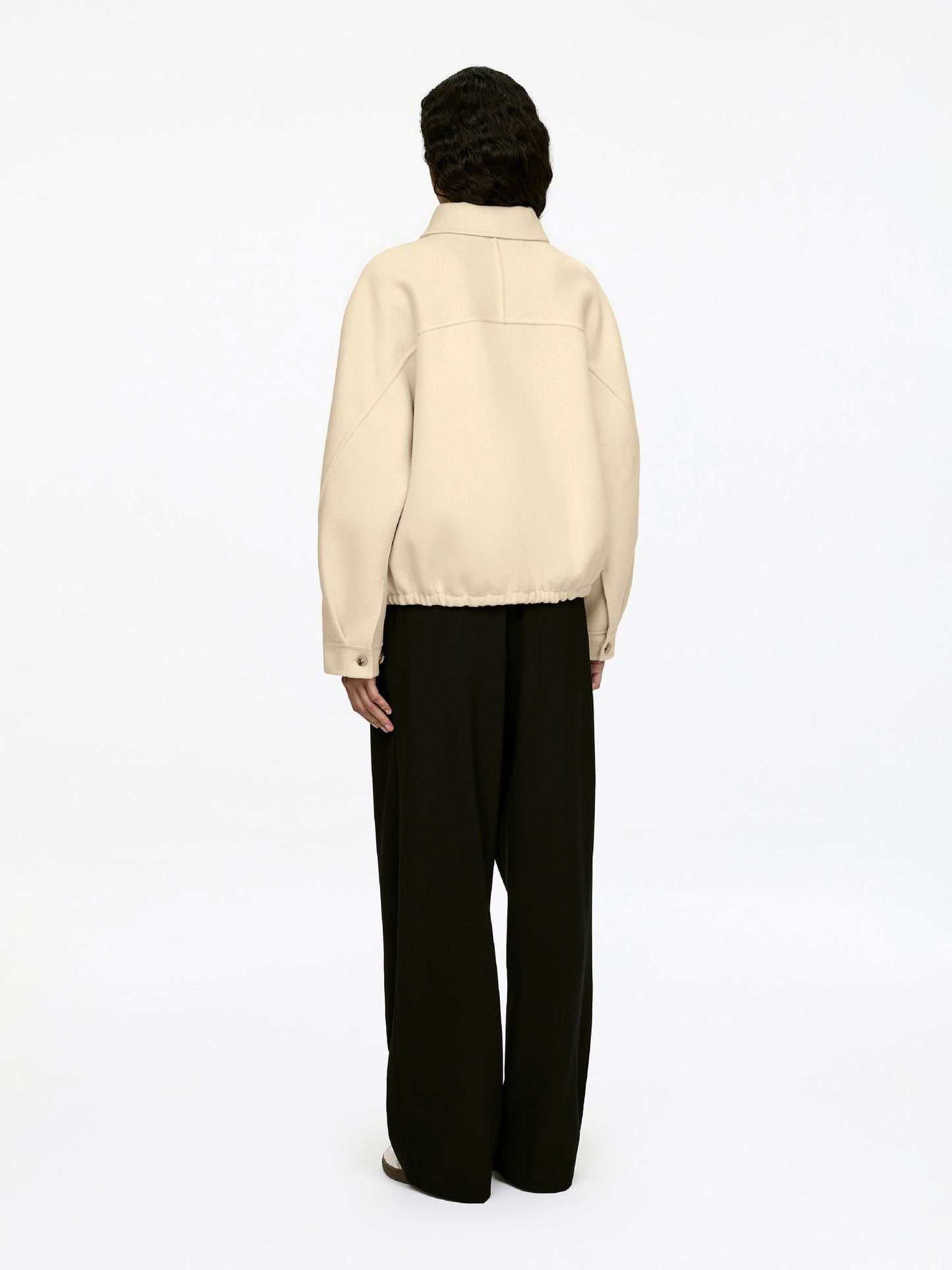 Wool-Blend Doublé Jacket