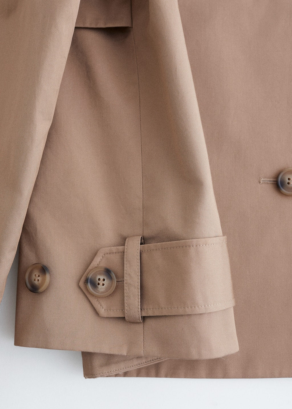 Double-Breasted Trench Jacket