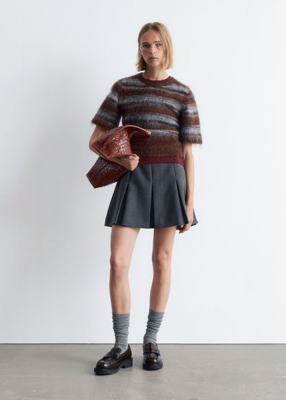Brushed-Knit T-Shirt
