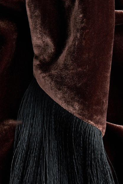 Velvet halterneck top