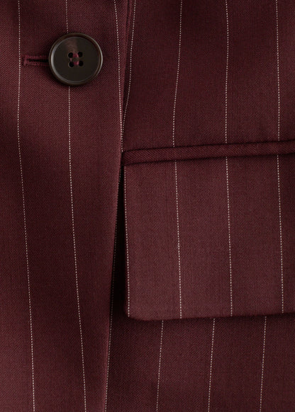 Double-Breasted Wool Blazer