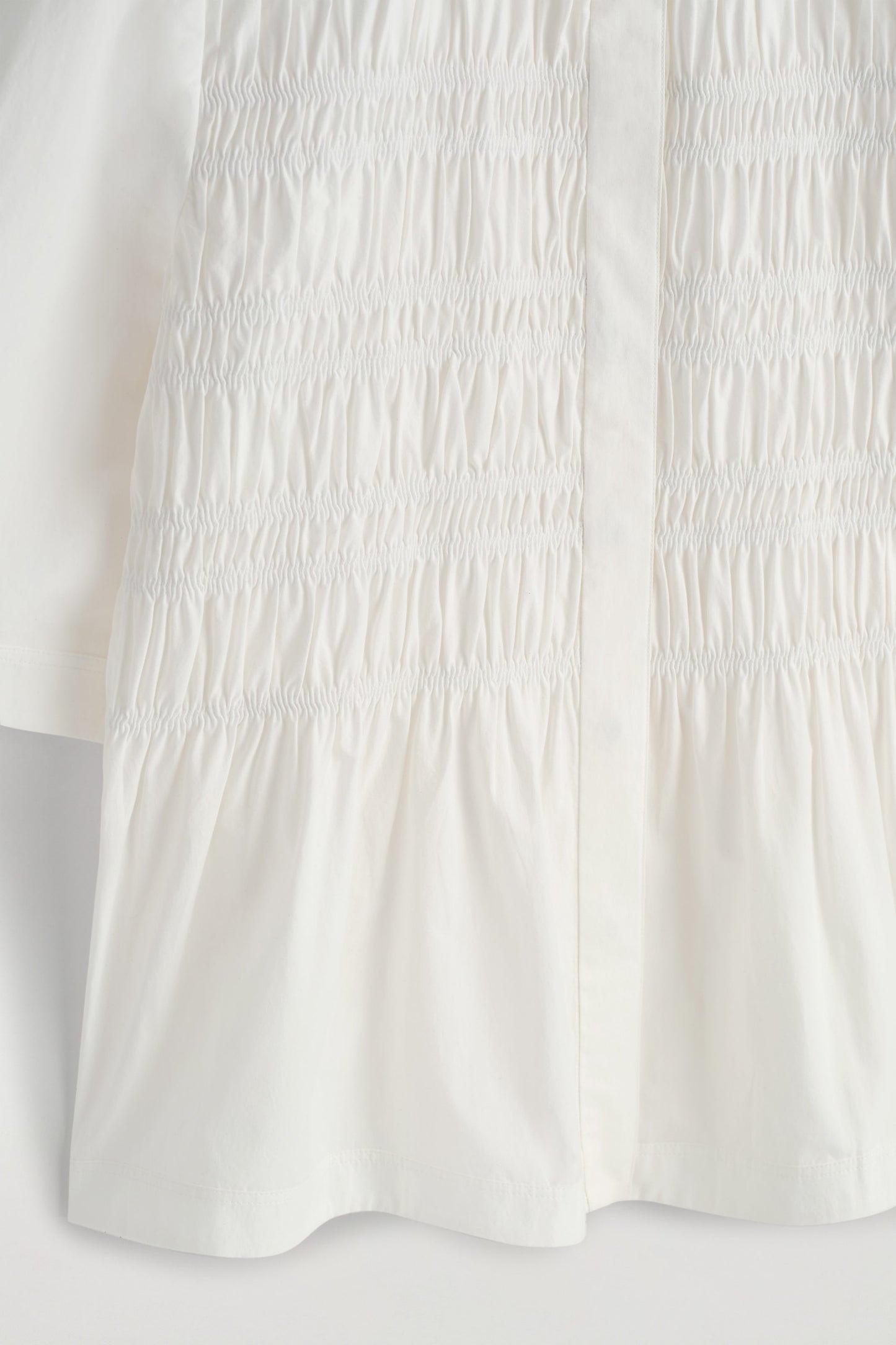 Ruched Cotton Blouse