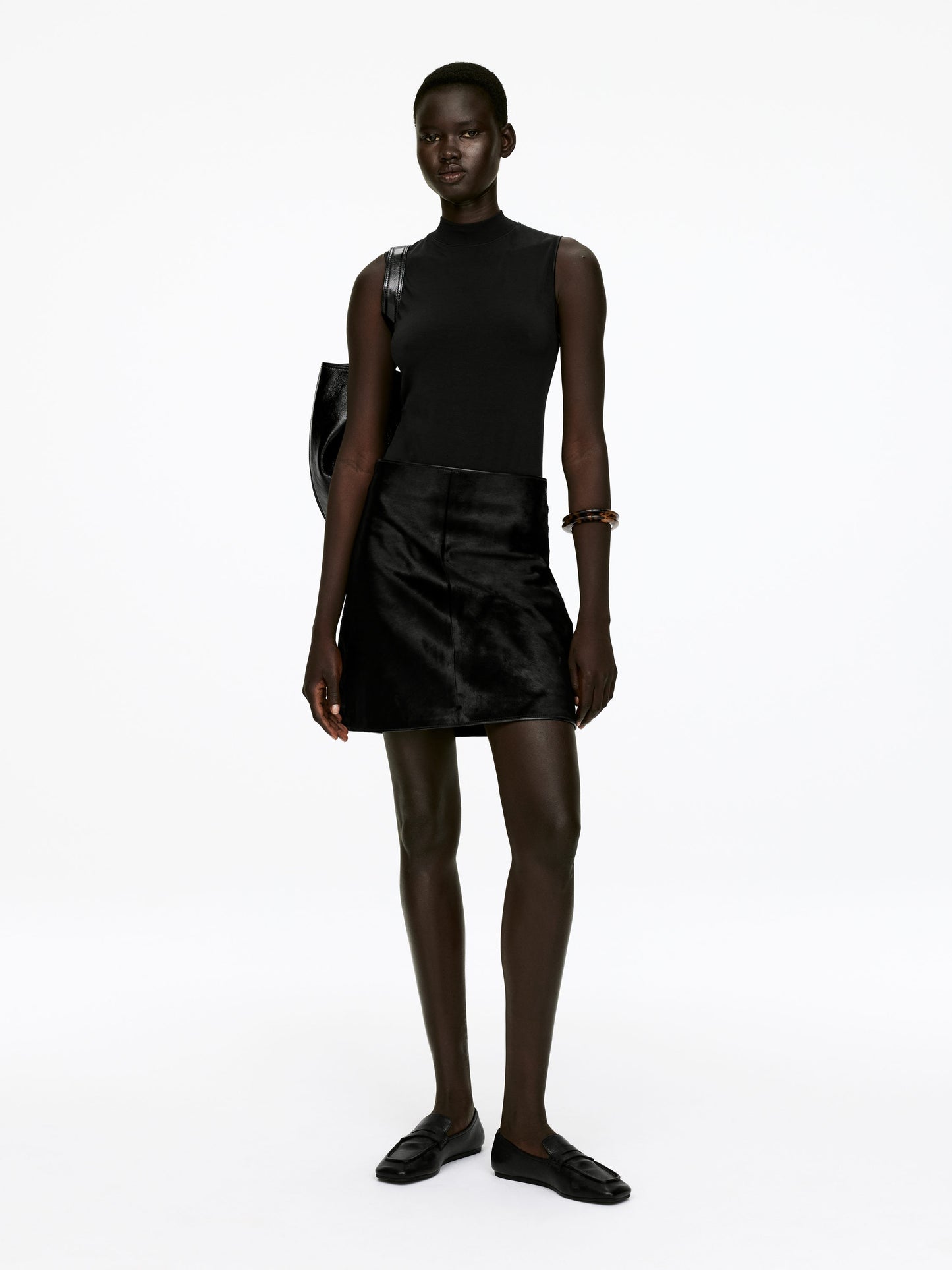 Leather Mini Skirt
